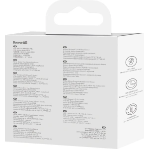 Buy Baseus Bowie WM02 TWS Bluetooth 5.3 wireless headphones white - BSU3380WHT - {ean13} - Home Screen Store Europe