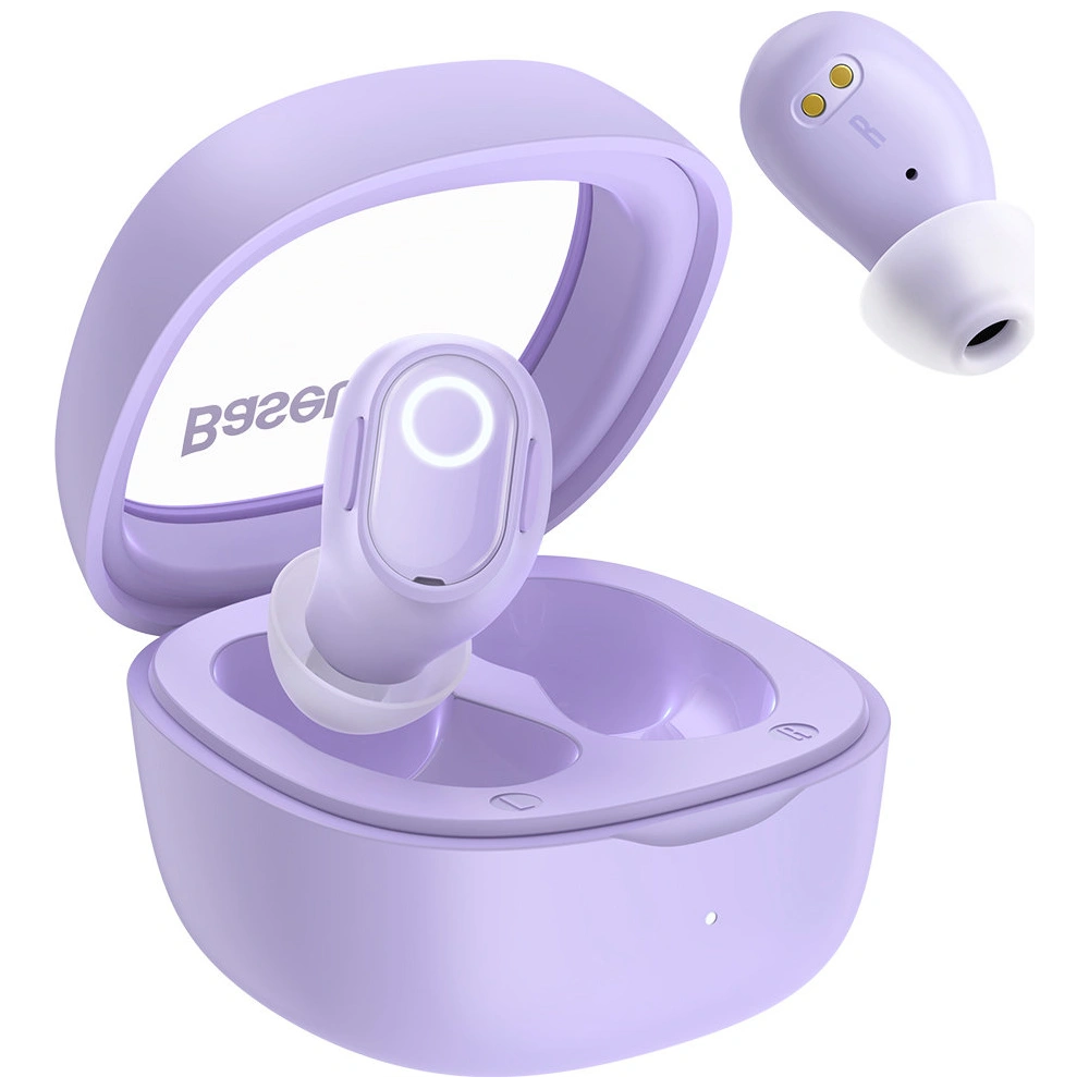 Słuchawki TWS Baseus Bowie WM02 Bluetooth 5.3 fioletowy