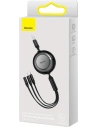 Kup Kabel Baseus Bright Mirror 2 3w1 USB-A - microUSB + Lightning + USB-C 3.5A 1.1m černý - BSU3382BLK - {ean13} - Sklep Home Screen