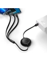 Kup Kabel Baseus Bright Mirror 2 3w1 USB-A - microUSB + Lightning + USB-C 3.5A 1.1m černý - BSU3382BLK - {ean13} - Sklep Home Screen