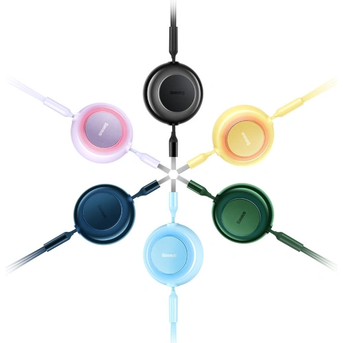 Kup Kabel Baseus Bright Mirror 2 3w1 USB-A - microUSB + Lightning + USB-C 3.5A 1.1m černý - BSU3382BLK - {ean13} - Sklep Home Screen