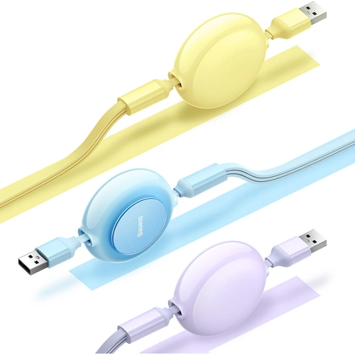 Kup Kabel Baseus Bright Mirror 2 3w1 USB-A - microUSB + Lightning + USB-C 3.5A 1.1m černý - BSU3382BLK - {ean13} - Sklep Home Screen