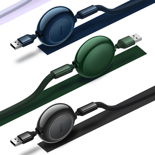 Kup Kabel Baseus Bright Mirror 2 3w1 USB-A - microUSB + Lightning + USB-C 3.5A 1.1m černý - BSU3382BLK - {ean13} - Sklep Home Screen