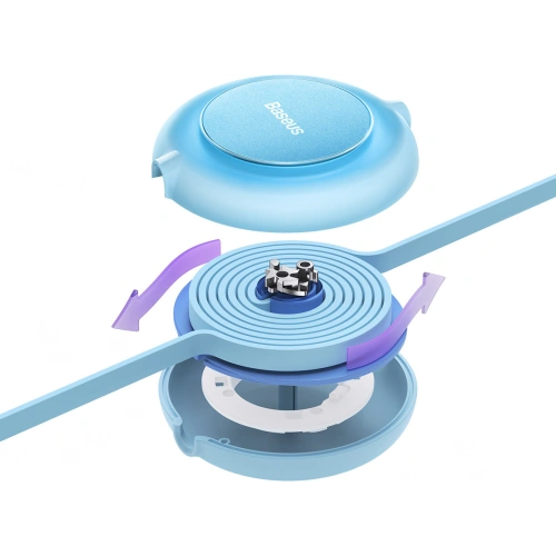 Kup Kabel Baseus Bright Mirror 2 3w1 USB-A - microUSB + Lightning + USB-C 3.5A 1.1m modrý - BSU3383BLU - {ean13} - Sklep Home Screen