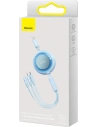 Kup Kábel Baseus Bright Mirror 2 3w1 USB-A - microUSB + Lightning + USB-C 3.5A 1.1m kék - BSU3383BLU - {ean13} - Sklep Home Screen