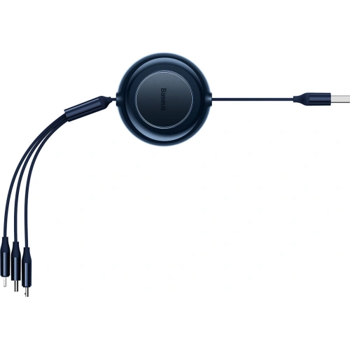 Buy Baseus Bright Mirror 2 3in1 USB-A - microUSB + Lightning + USB-C 3.5A 1.1m navy blue - BSU3384NAV - {ean13} - Home Screen Store Europe
