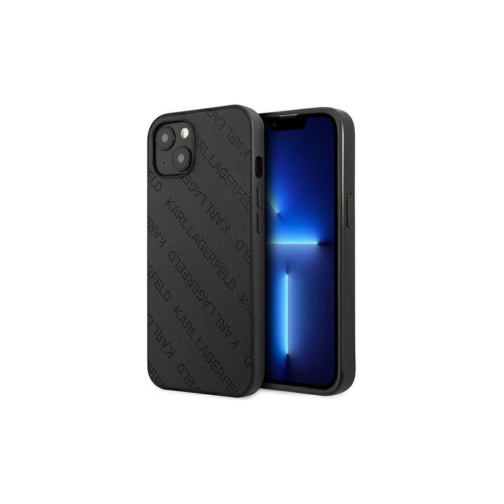 Etui Karl Lagerfeld KLHCP13MPTLK Apple iPhone 13 hardcase czarny/black Perforated Allover