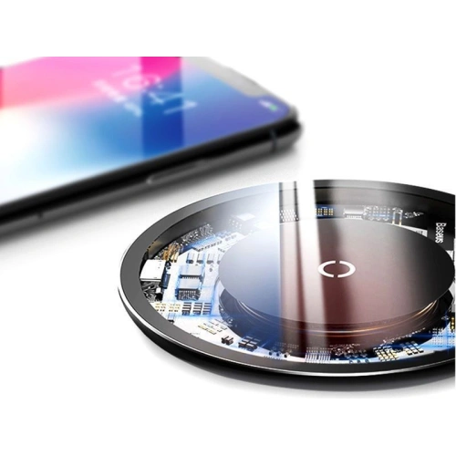 Kup Ładowarka indukcyjna Baseus Simple Wireless Charger 10W Clear - BSU059CL - {ean13} - Sklep Home Screen