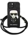 Kup Etui Karl Lagerfeld KLHCP13SCMNIPK Apple iPhone 13 mini hardcase černý/black Leather Monogram Patch and Cord Iconik - KLD964BLK - {ean13} - Sklep Home Screen