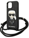 Kup Etui Karl Lagerfeld KLHCP13SCMNIPK Apple iPhone 13 mini hardcase černý/black Leather Monogram Patch and Cord Iconik - KLD964BLK - {ean13} - Sklep Home Screen