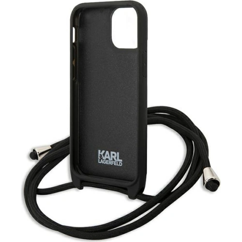 Kup Etui Karl Lagerfeld KLHCP13SCMNIPK Apple iPhone 13 mini hardcase černý/black Leather Monogram Patch and Cord Iconik - KLD964BLK - {ean13} - Sklep Home Screen