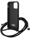 Kup Etui Karl Lagerfeld KLHCP13SCMNIPK Apple iPhone 13 mini hardcase černý/black Leather Monogram Patch and Cord Iconik - KLD964BLK - {ean13} - Sklep Home Screen