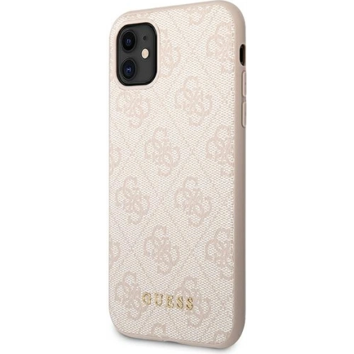 Kup Etui Guess GUHCN61G4GFPI Apple iPhone 11 roz/roz hard case 4G Metal Gold Logo - GUE1830PNK - {ean13} - Sklep Home Screen