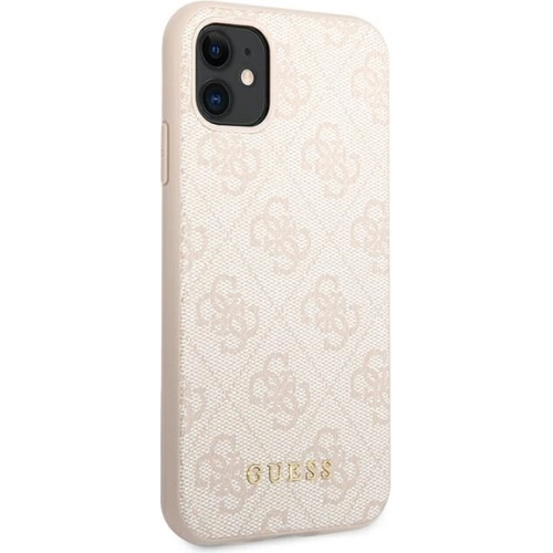Kup Hülle Guess GUHCN61G4GFPI Apple iPhone 11 rosa/pink Hartschale 4G Metall Gold Logo - GUE1830PNK - {ean13} - Sklep Home Screen