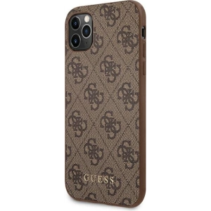Kup Etui Guess GUHCN65G4GFBR Apple iPhone 11 Pro Max maro/brown hard case 4G Metal Gold Logo - GUE1831BR - {ean13} - Sklep Home Screen