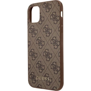 Kup Etui Guess GUHCN65G4GFBR Apple iPhone 11 Pro Max maro/brown hard case 4G Metal Gold Logo - GUE1831BR - {ean13} - Sklep Home Screen
