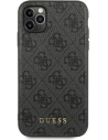 Buy Guess GUHCN65G4GFGR Apple iPhone 11 Pro Max grey hard case 4G Metal Gold Logo - GUE1832GRY - {ean13} - Home Screen Store Europe