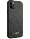 Buy Guess GUHCN65G4GFGR Apple iPhone 11 Pro Max grey hard case 4G Metal Gold Logo - GUE1832GRY - {ean13} - Home Screen Store Europe