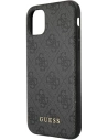 Buy Guess GUHCN65G4GFGR Apple iPhone 11 Pro Max grey hard case 4G Metal Gold Logo - GUE1832GRY - {ean13} - Home Screen Store Europe
