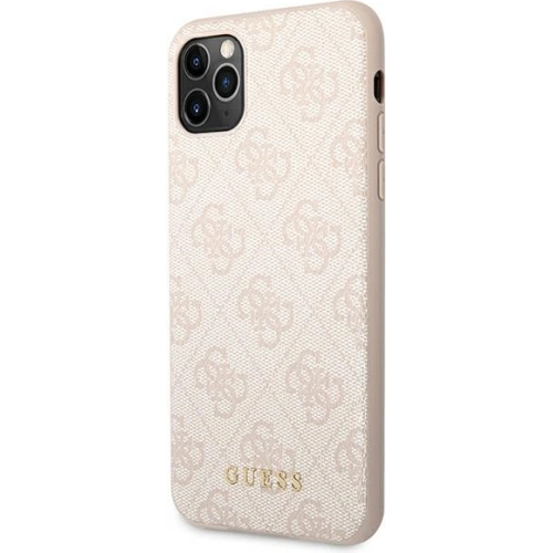 Kup Etui Guess GUHCN65G4GFPI Apple iPhone 11 Pro Max rózsaszín/pink kemény tok 4G Fém Arany Logó - GUE1833PNK - {ean13} - Sklep Home Screen