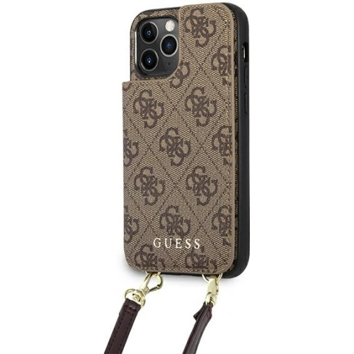 Kup Etui Guess GUHCP12LCB4GB Apple iPhone 12 Pro Max brązowy/brown hardcase 4G Crossbody Cardslot - GUE1834BR - {ean13} - Sklep Home Screen