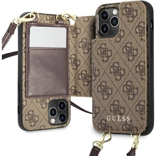 Kup Etui Guess GUHCP12LCB4GB Apple iPhone 12 Pro Max brązowy/brown hardcase 4G Crossbody Cardslot - GUE1834BR - {ean13} - Sklep Home Screen