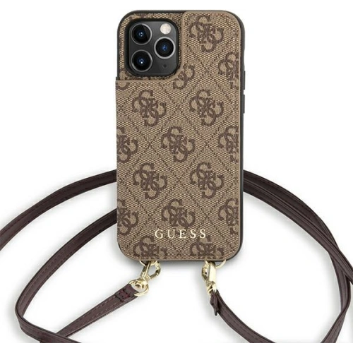 Kup Etui Guess GUHCP12LCB4GB Apple iPhone 12 Pro Max brązowy/brown hardcase 4G Crossbody Cardslot - GUE1834BR - {ean13} - Sklep Home Screen