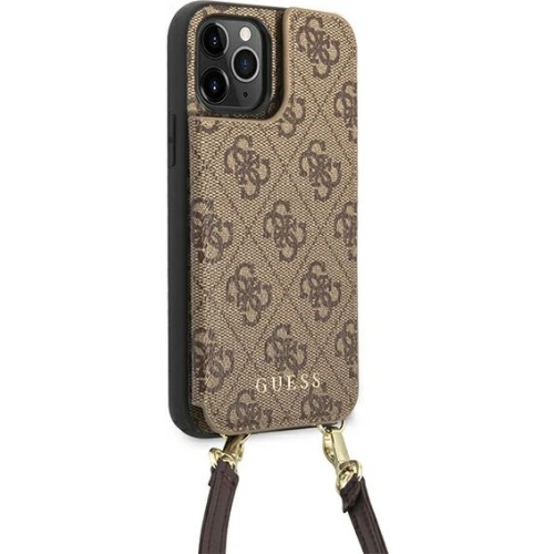 Kup Etui Guess GUHCP12LCB4GB Apple iPhone 12 Pro Max brązowy/brown hardcase 4G Crossbody Cardslot - GUE1834BR - {ean13} - Sklep Home Screen