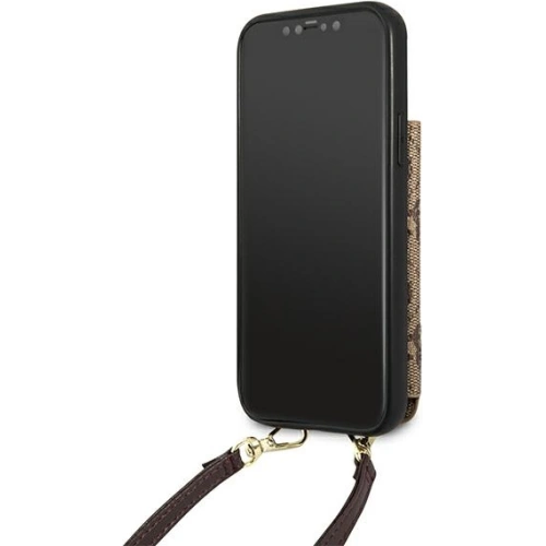 Kup Etui Guess GUHCP12LCB4GB Apple iPhone 12 Pro Max brązowy/brown hardcase 4G Crossbody Cardslot - GUE1834BR - {ean13} - Sklep Home Screen