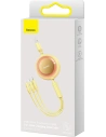 Kup Kabel Baseus Bright Mirror 2 3w1 USB-A - microUSB + Lightning + USB-C 3.5A 1.1m żółty - BSU3385YEL - {ean13} - Sklep Home Screen