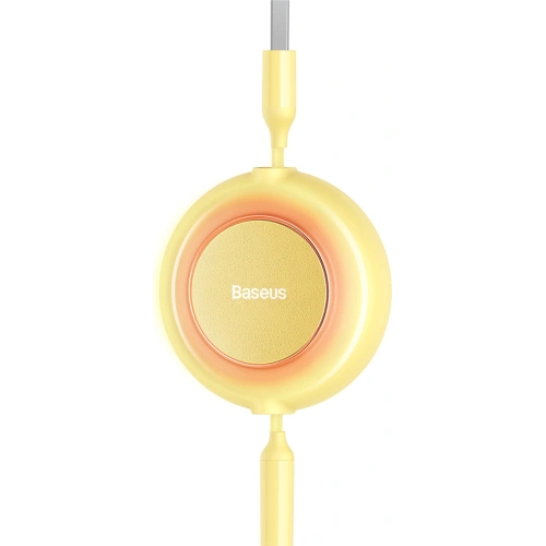 Kup Kabel Baseus Bright Mirror 2 3w1 USB-A - microUSB + Lightning + USB-C 3.5A 1.1m żółty - BSU3385YEL - {ean13} - Sklep Home Screen
