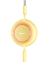 Kup Kabel Baseus Bright Mirror 2 3w1 USB-A - microUSB + Lightning + USB-C 3.5A 1.1m żółty - BSU3385YEL - {ean13} - Sklep Home Screen