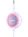 Kup Cablul Baseus Bright Mirror 2 3w1 USB-A - microUSB + Lightning + USB-C 3.5A 1.1m violet - BSU3386PRP - {ean13} - Sklep Home Screen