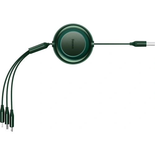 Kup Kabel Baseus Bright Mirror 2 3w1 USB-A - microUSB + Lightning + USB-C 3.5A 1.1m zielony - BSU3387GRN - {ean13} - Sklep Home Screen