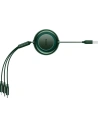 Buy Baseus Bright Mirror 2 retractable cable 3in1 USB Type A - micro USB + Lightning + USB Type C 3.5A 1.1m green - BSU3387GRN - {ean13} - Home Screen Store Europe