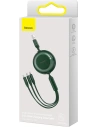 Kup Kabel Baseus Bright Mirror 2 3w1 USB-A - microUSB + Lightning + USB-C 3.5A 1.1m zielony - BSU3387GRN - {ean13} - Sklep Home Screen