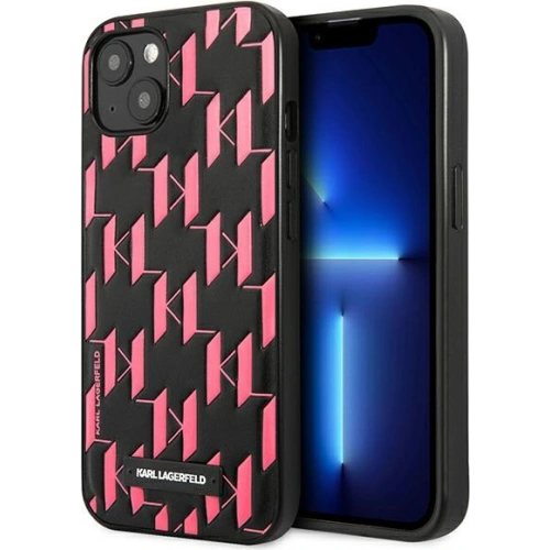 Kup Etui Karl Lagerfeld KLHCP13SMNMP1P Apple iPhone 13 mini hardcase rózsaszín/pink Monogram Plaque - KLD965PNK - {ean13} - Sklep Home Screen