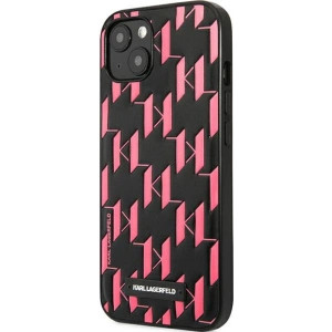 Kup Case Karl Lagerfeld KLHCP13SMNMP1P Apple iPhone 13 mini Hartschale rosa/pink Monogram Plaque - KLD965PNK - {ean13} - Sklep Home Screen