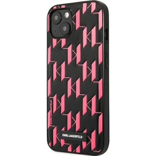 Kup Etui Karl Lagerfeld KLHCP13SMNMP1P Apple iPhone 13 mini hardcase różowy/pink Monogram Plaque - KLD965PNK - {ean13} - Sklep Home Screen