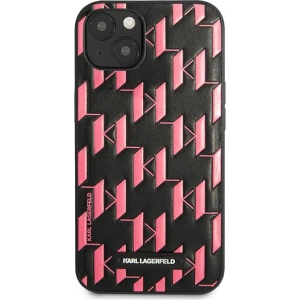 Kup Case Karl Lagerfeld KLHCP13SMNMP1P Apple iPhone 13 mini Hartschale rosa/pink Monogram Plaque - KLD965PNK - {ean13} - Sklep Home Screen