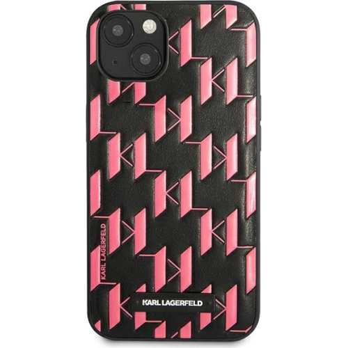 Kup Etui Karl Lagerfeld KLHCP13SMNMP1P Apple iPhone 13 mini hardcase rózsaszín/pink Monogram Plaque - KLD965PNK - {ean13} - Sklep Home Screen