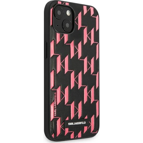 Kup Case Karl Lagerfeld KLHCP13SMNMP1P Apple iPhone 13 mini Hartschale rosa/pink Monogram Plaque - KLD965PNK - {ean13} - Sklep Home Screen