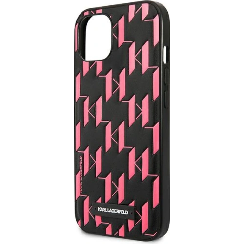 Kup Etui Karl Lagerfeld KLHCP13SMNMP1P Apple iPhone 13 mini hardcase różowy/pink Monogram Plaque - KLD965PNK - {ean13} - Sklep Home Screen