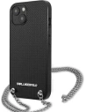 Kup Etui Karl Lagerfeld KLHCP13SPMK Apple iPhone 13 mini hardcase černý/black Leather Textured and Chain - KLD966BLK - {ean13} - Sklep Home Screen