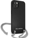 Kup Etui Karl Lagerfeld KLHCP13SPMK Apple iPhone 13 mini hardcase černý/black Leather Textured and Chain - KLD966BLK - {ean13} - Sklep Home Screen