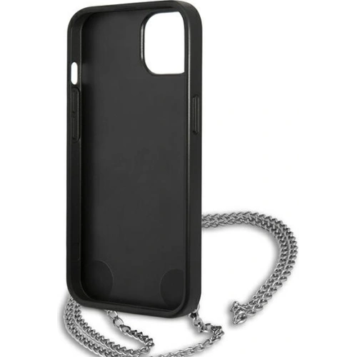 Kup Etui Karl Lagerfeld KLHCP13SPMK Apple iPhone 13 mini hardcase černý/black Leather Textured and Chain - KLD966BLK - {ean13} - Sklep Home Screen