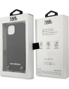 Kup Etui Karl Lagerfeld KLHCP13SPMK Apple iPhone 13 mini hardcase černý/black Leather Textured and Chain - KLD966BLK - {ean13} - Sklep Home Screen