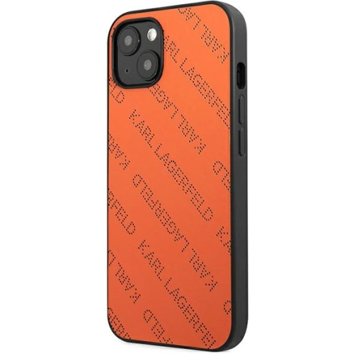 Kup Etui Karl Lagerfeld KLHCP13SPTLO Apple iPhone 13 mini hardcase portocalie/orange Perforated Allover - KLD967ORG - {ean13} - Sklep Home Screen