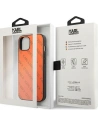 Kup Etui Karl Lagerfeld KLHCP13SPTLO Apple iPhone 13 mini hardcase portocalie/orange Perforated Allover - KLD967ORG - {ean13} - Sklep Home Screen