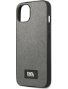 Kup Etui Karl Lagerfeld KLHCP13SSFMP2DG Apple iPhone 13 mini hardcase srebrny/silver Saffiano Plaque - KLD968SLV - {ean13} - Sklep Home Screen